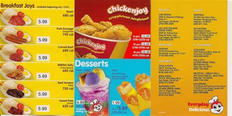 number ng jollibee|Jollibee Menu USA .